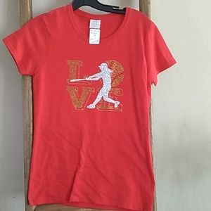 Softball being tee shirt